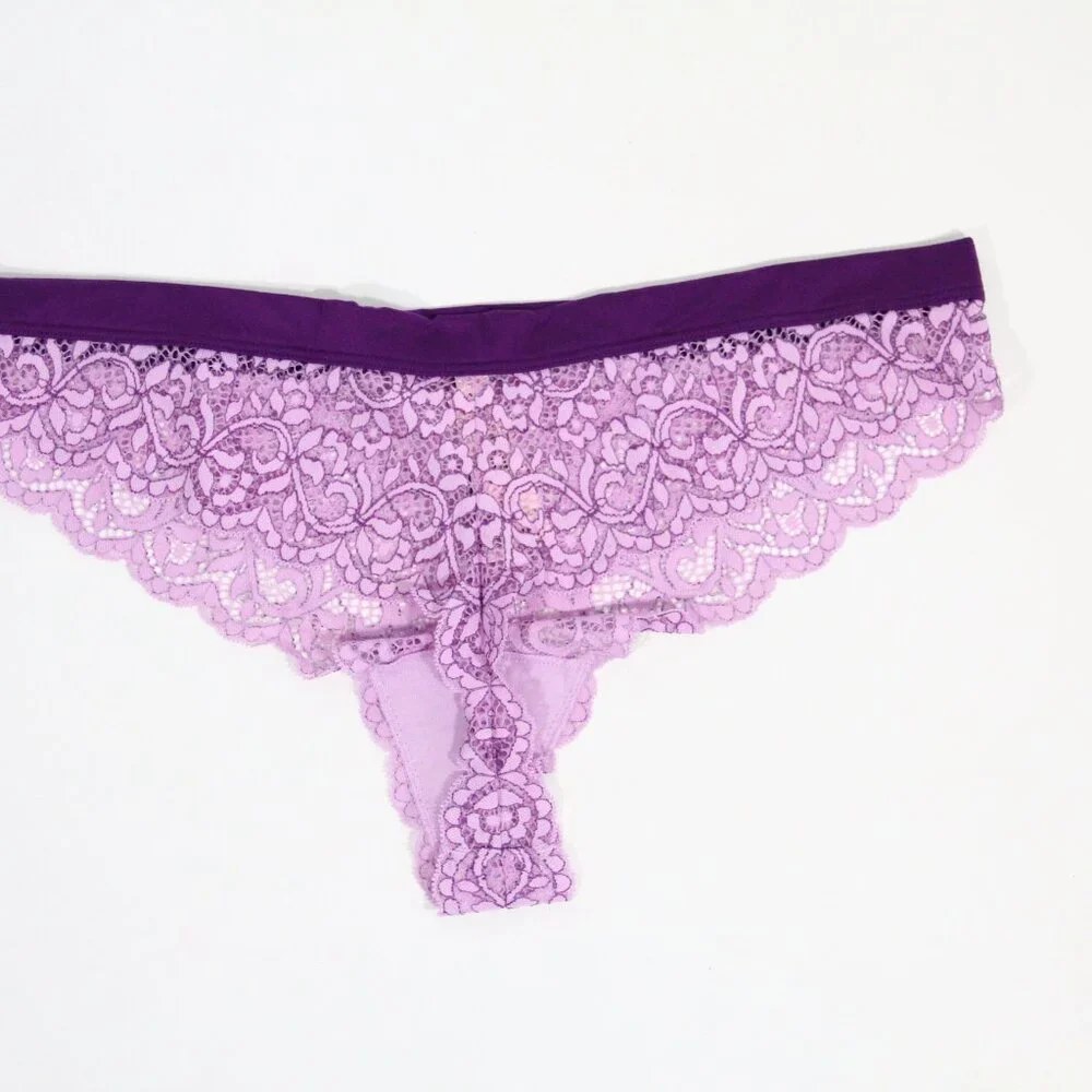 Victoria's Secret Body by Victoria Thong XL Women Lace Panty Underwear NEW